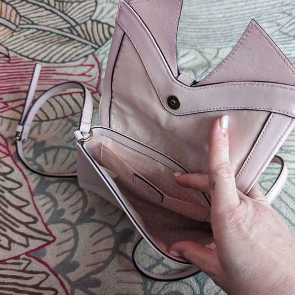 Elegant Pink Bow Accent Women's Bag - Picture 4 of 5